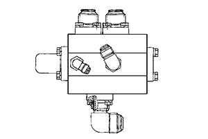 Делитель потока (Komatsu FD20/25-16)