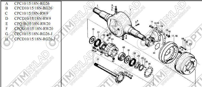 Гайка m12x1.5