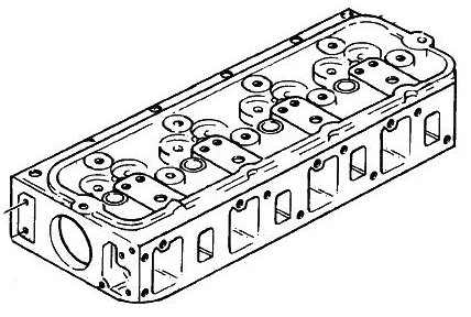 Головка блока цилиндров (TCM FD50T9)