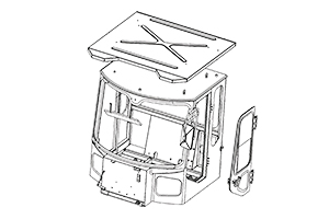 Кабина оператора (Komatsu FD30T-16)