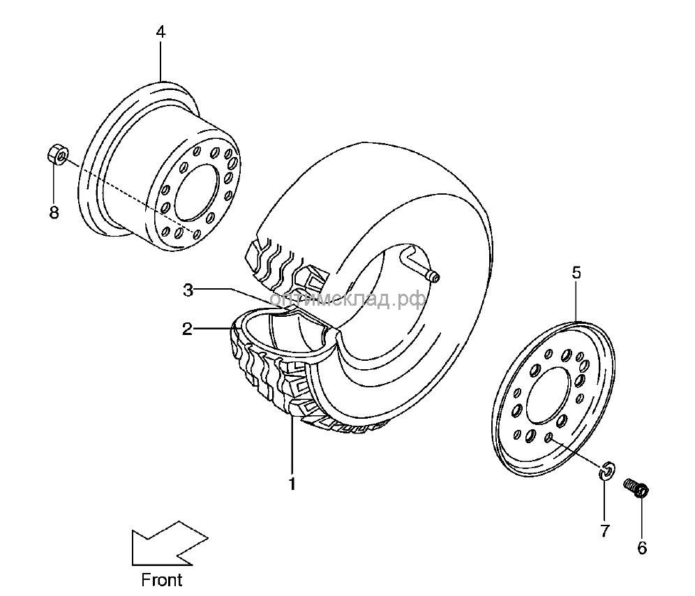 Колесо в сборе заднее