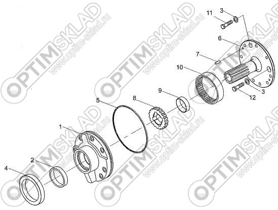 Масляный насос акпп в сборе