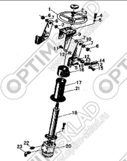 Рулевой механизм в сборе