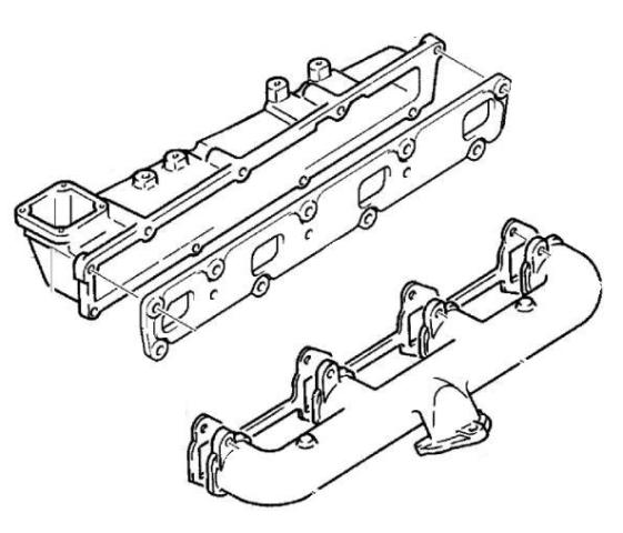 Впускной коллектор (Komatsu FD30T-16)