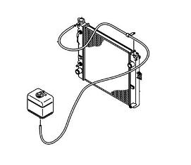 Запчасти радиатора и расширительного бачка